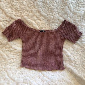 Bershka off shoulder Crop tops